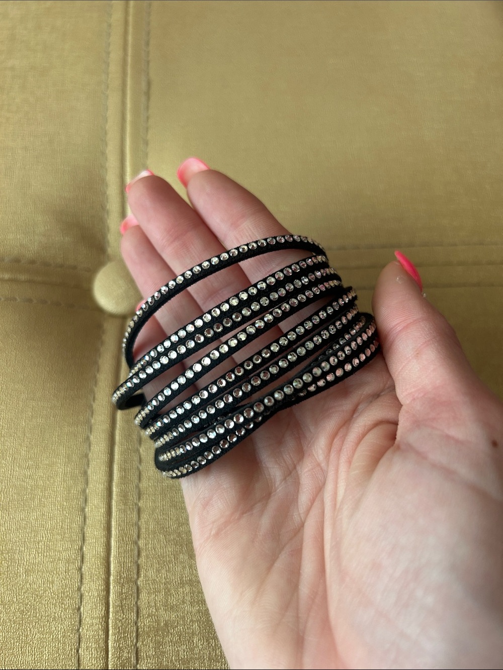 Touchstone Crystal by Swarovski Wrap Star Black